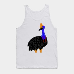 Judging Cassowary - Cartoon Tank Top